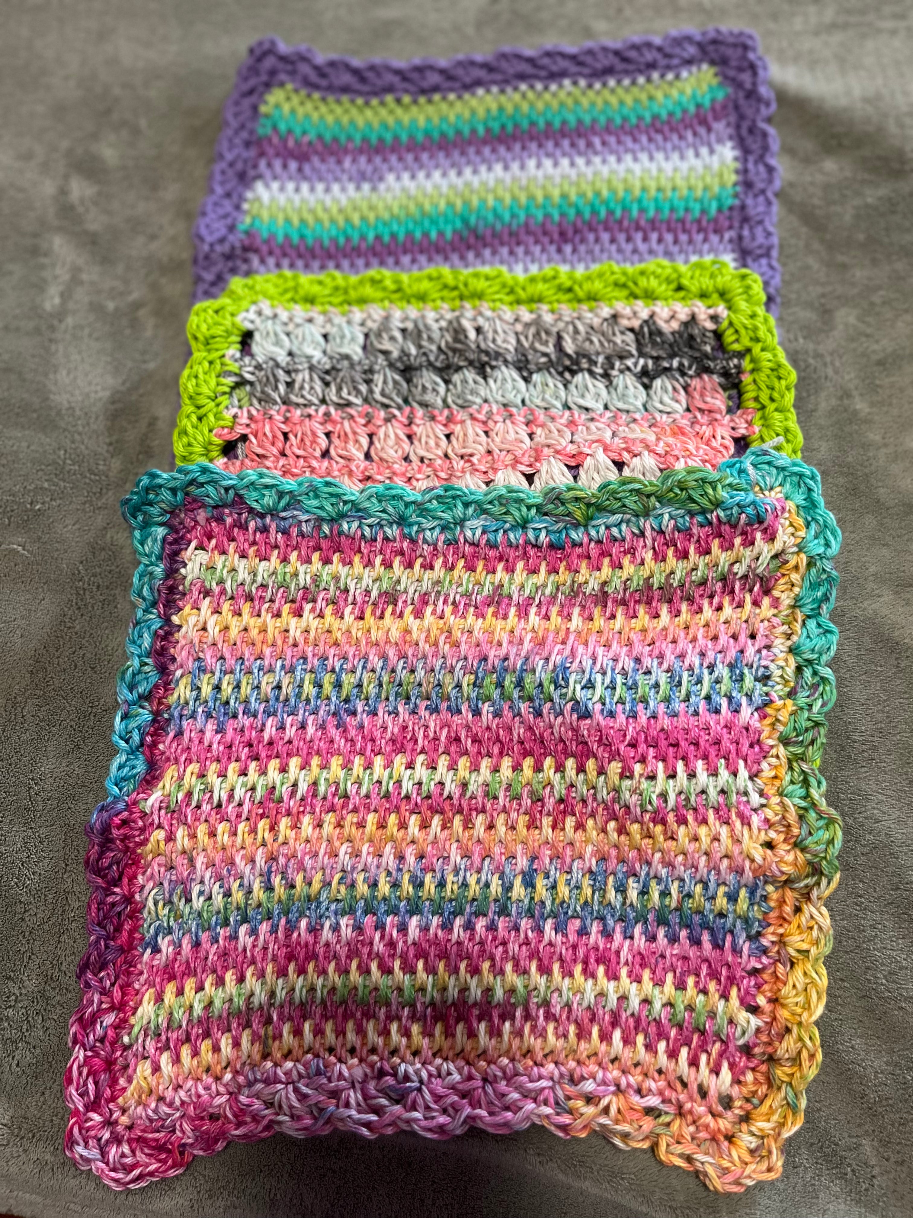 Spring Washcloth Set of 3