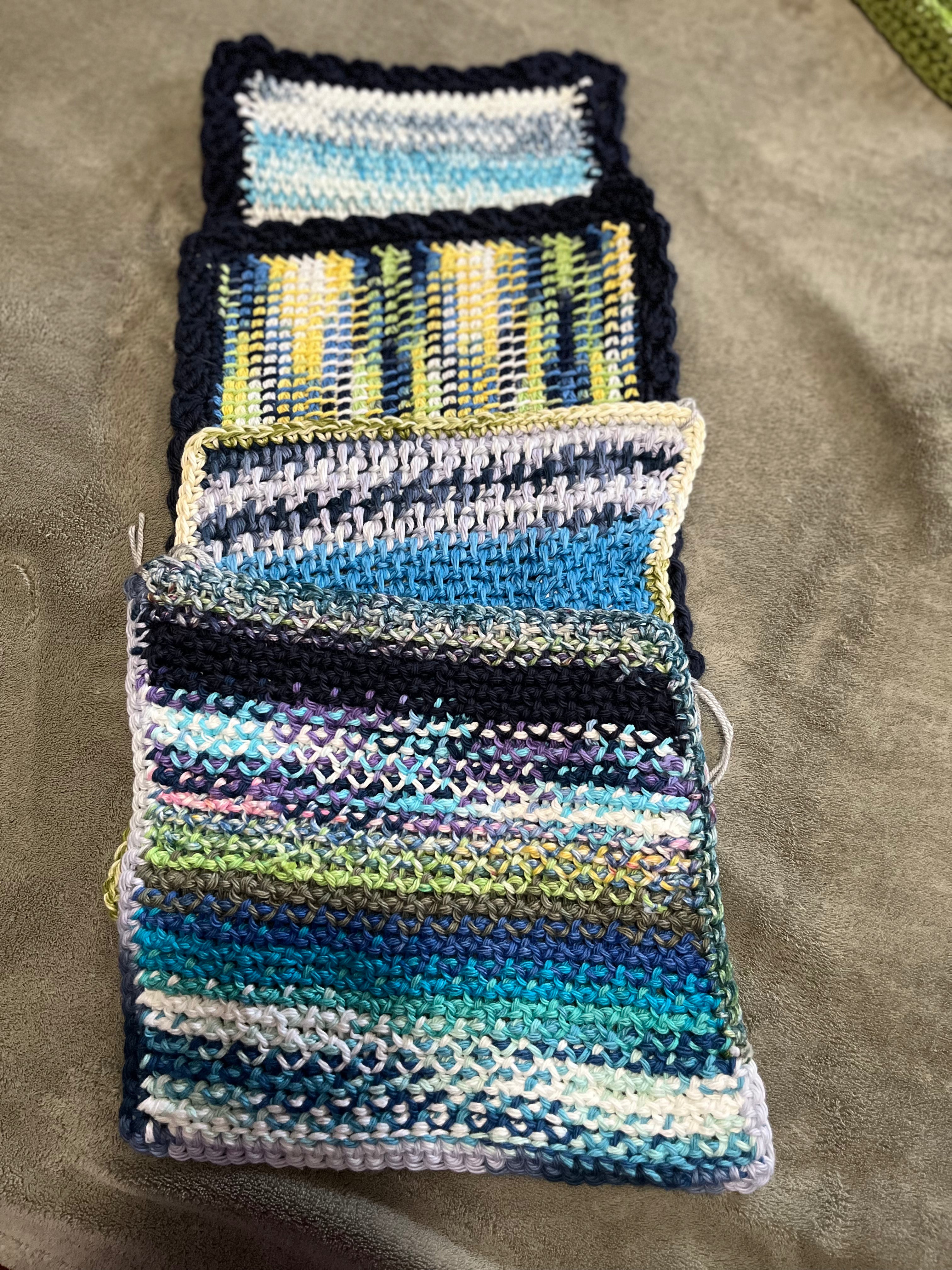 Spring Washcloth Set of 4
