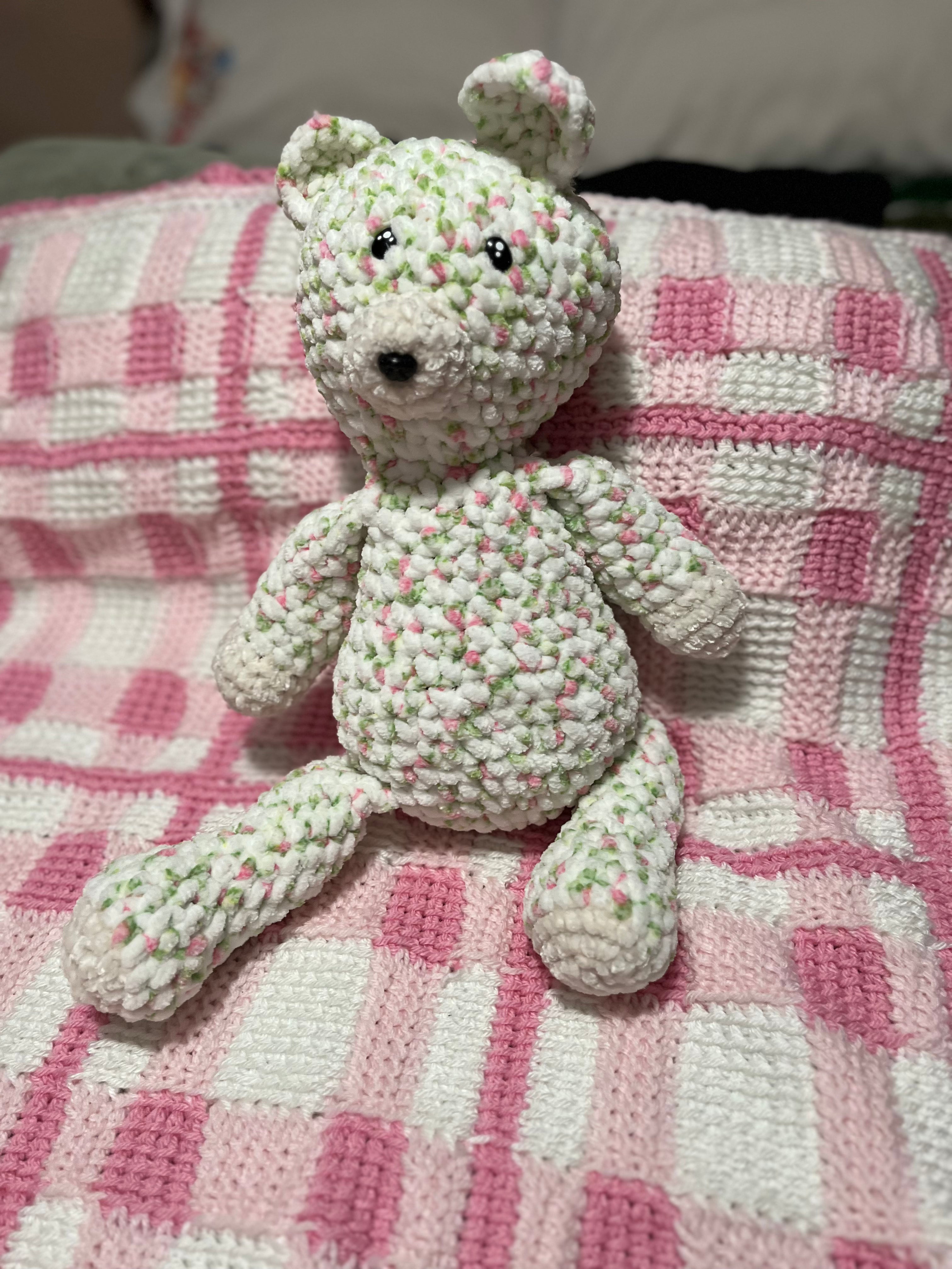 Cherry Blossom Teddy Bear