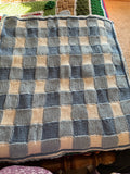 Blue/White Gingham Baby Blanket