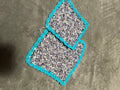 Blue Cotton Washcloth Set