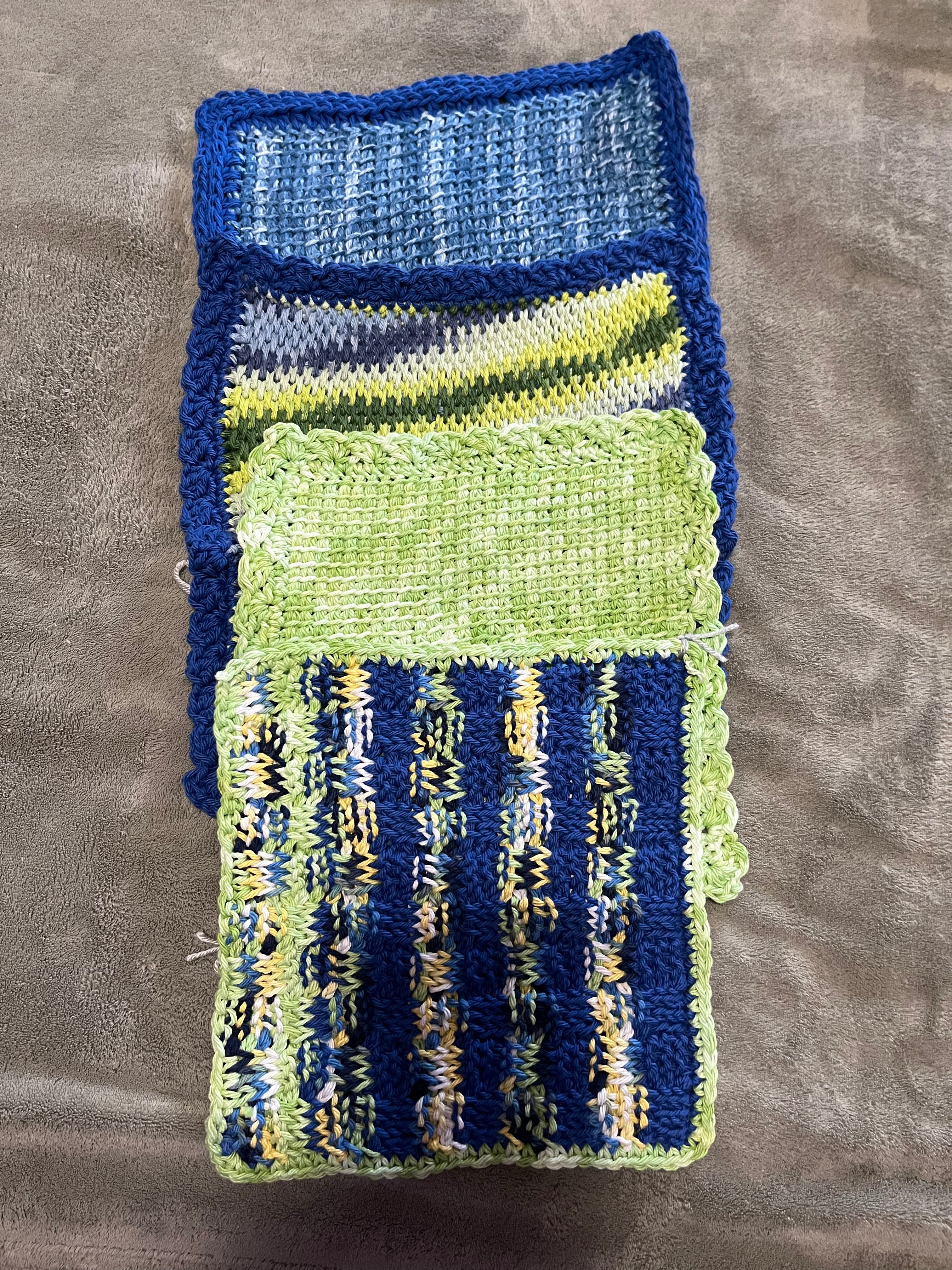 Spring Washcloth Set of 4