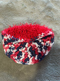 Fourth of July Scrubby Cotton Washcloth