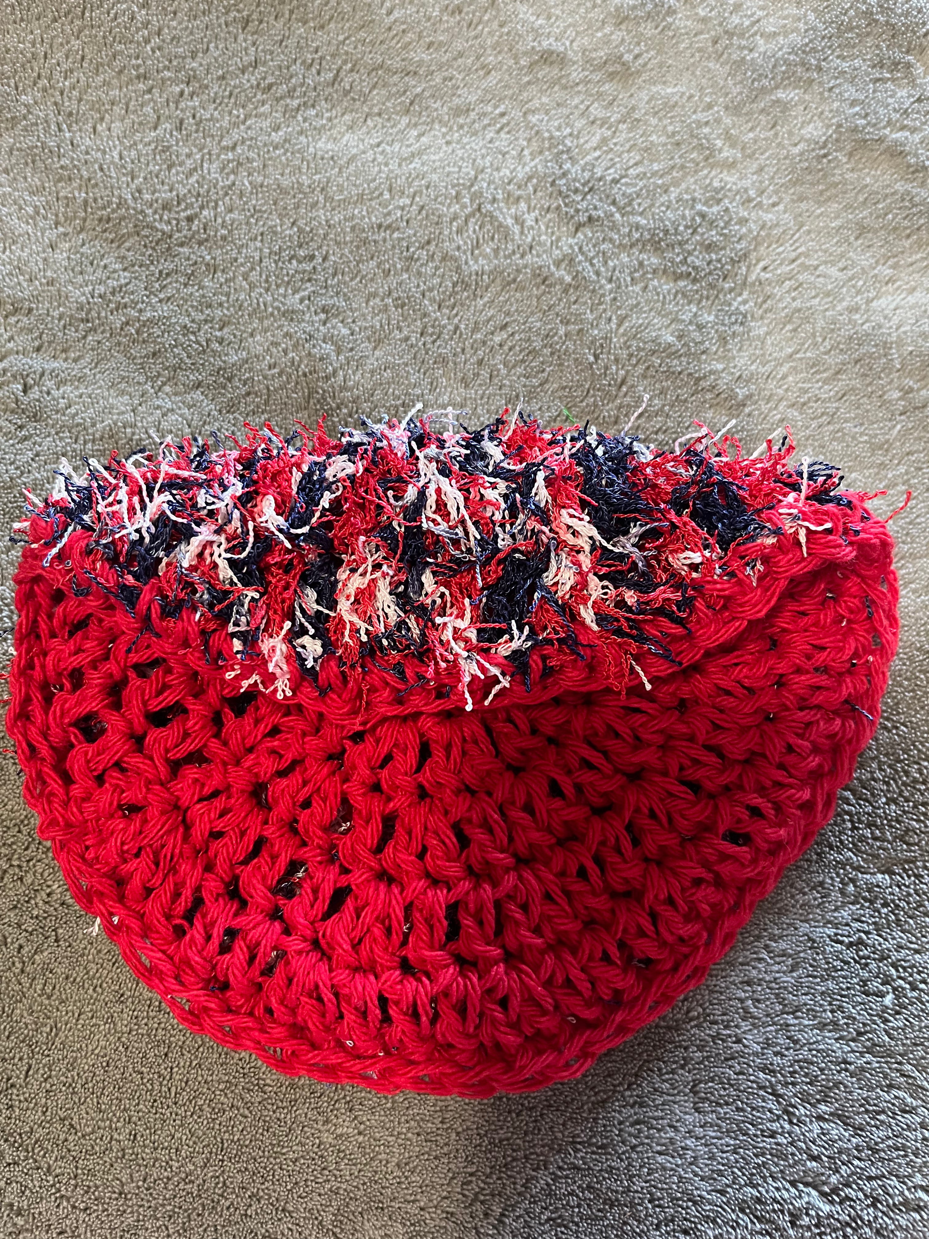 Fourth of July Scrubby Cotton Washcloth